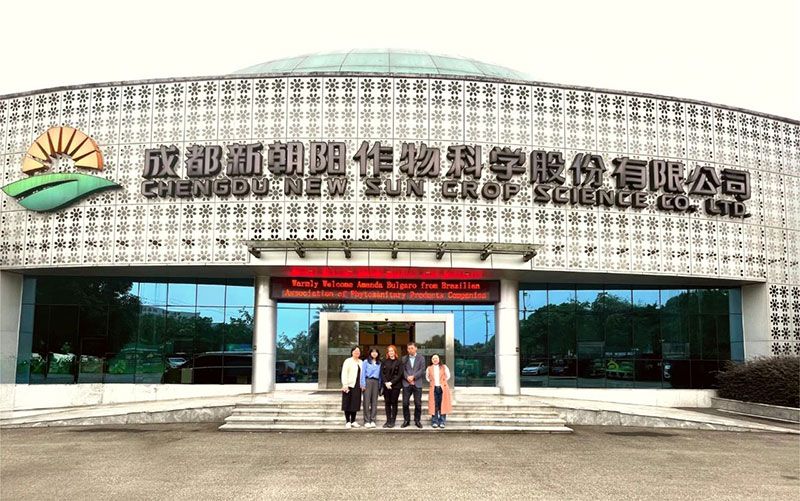 巴西國家植物保護產品協會專家訪問新朝陽，共探生物農業合作新機遇